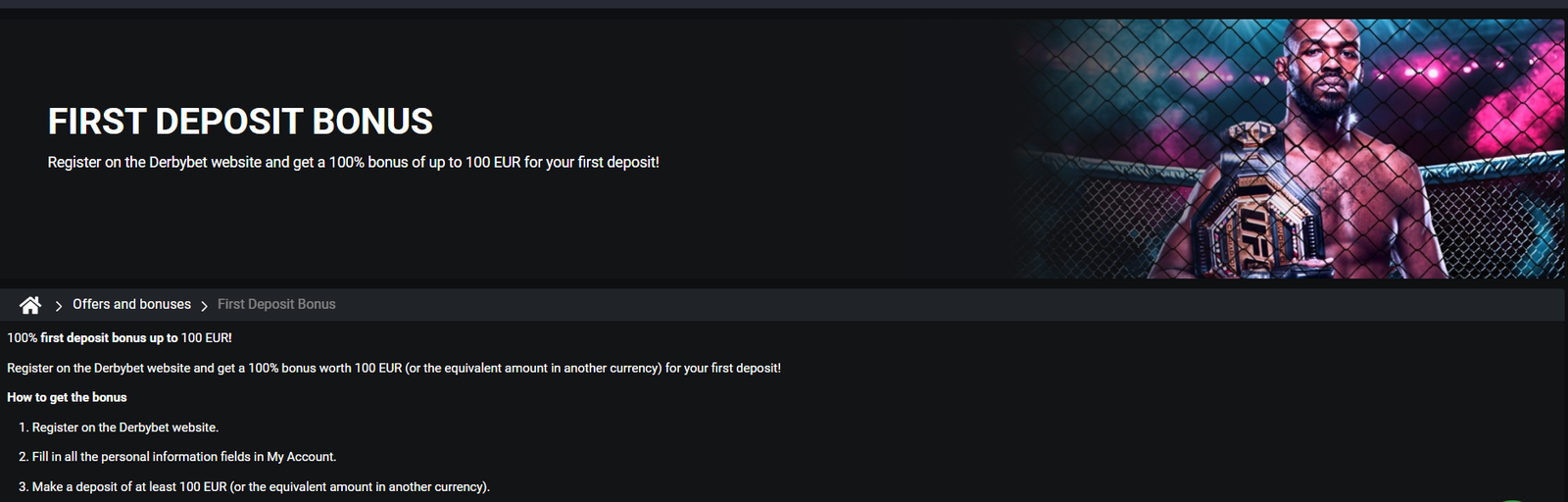 بونوس اولین واریز در دربی بت